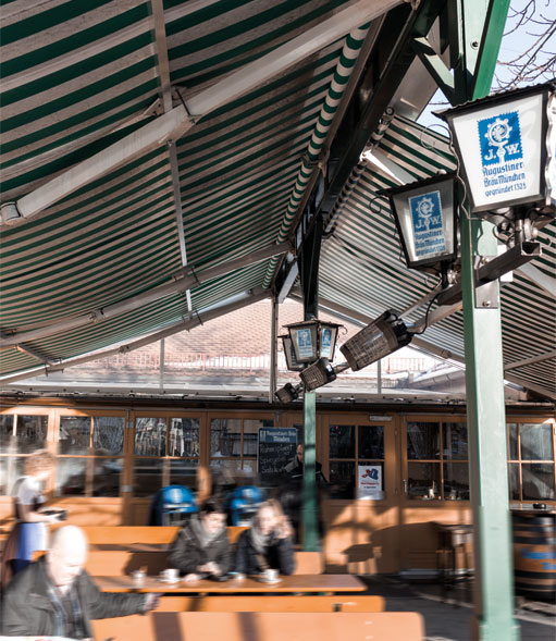 Heat-Shine-Biergarten_web HEAT SHINE 2700 W schwarz / weiss